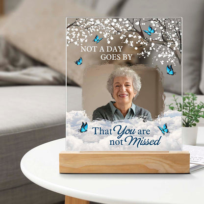 Custom Photo We're Always With You - Customized Personalized 3D LED Light - Sympathy Gift For Family Members