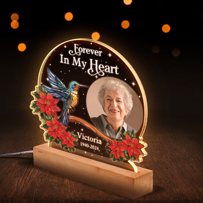 Custom Photo I'm Always With You Memorial - Customized Personalized 3D LED Light - Gift For Family