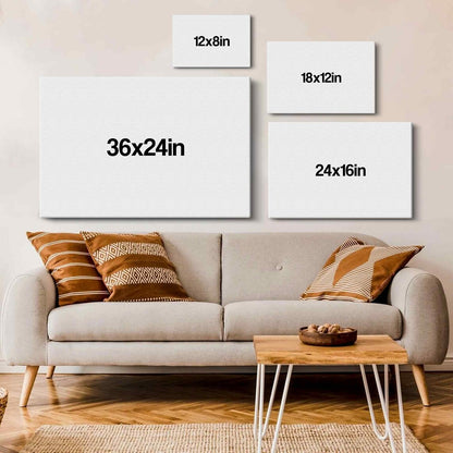 Memorial Custom Combine Photos Canvas - Colorful Horizontal  - Gift For Family Members
